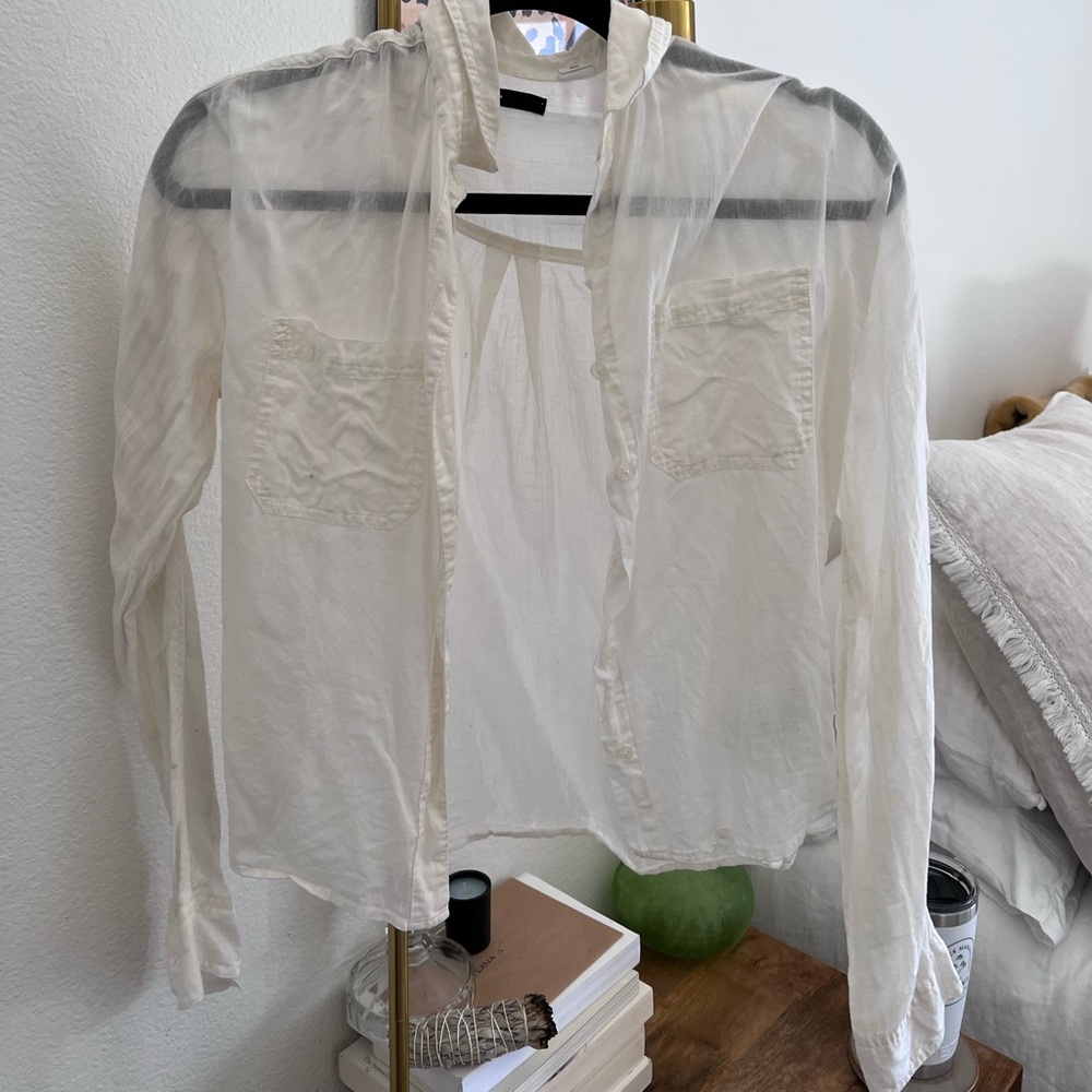 Linen Button Up - Picture 2 of 2